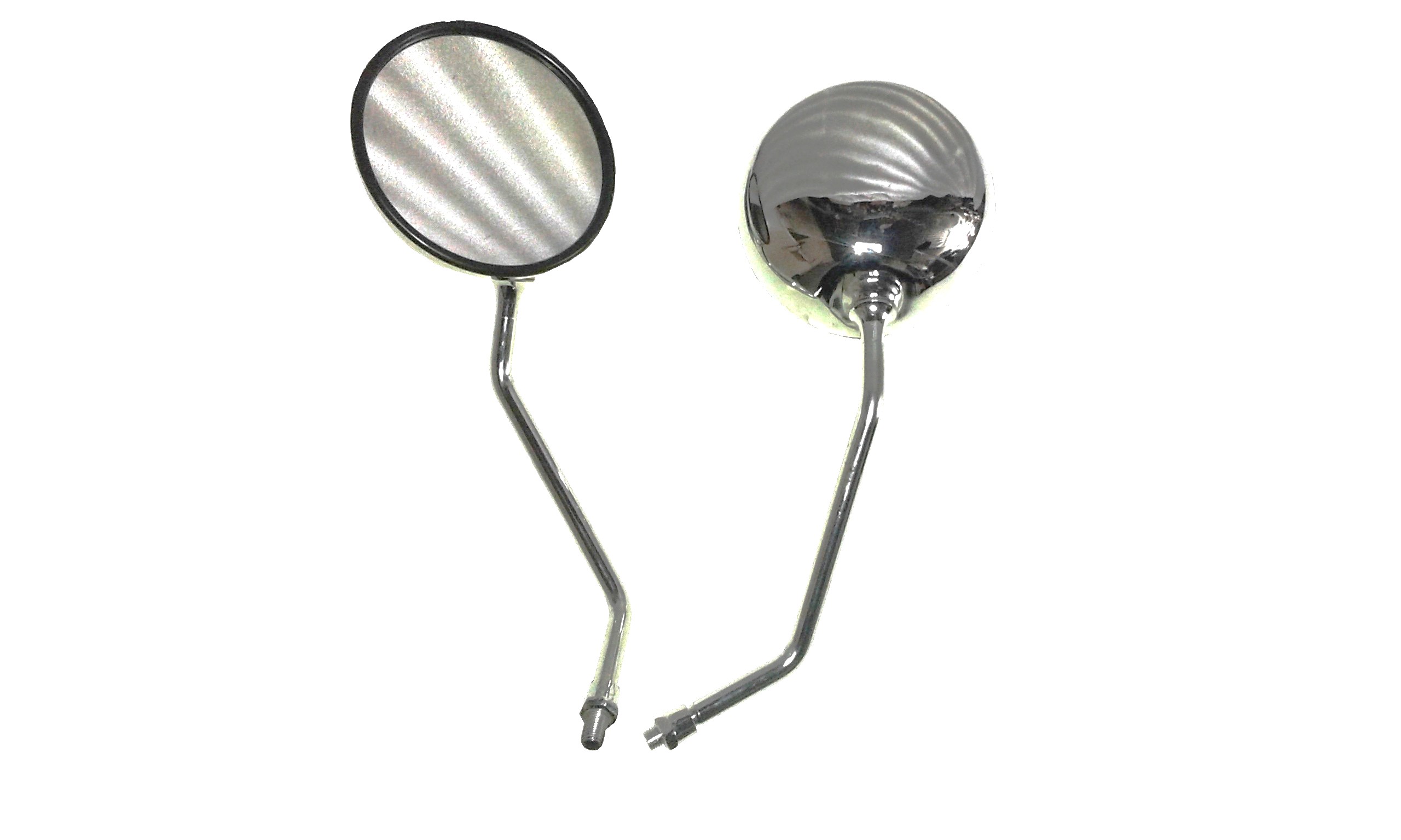 зеркало №15 (М10) металл. бол.круг. хром