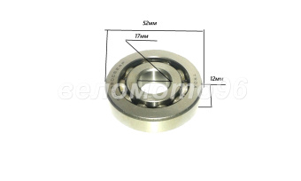 подшипник коленвала 52х17х12 ( DIO AF18 Old,SC0390CS24PX1)   TRDA