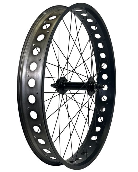 обод FAT передний 26" D эксцентрик (алюм. черн. A / V     80.5х17) втулка  алюм.  чер