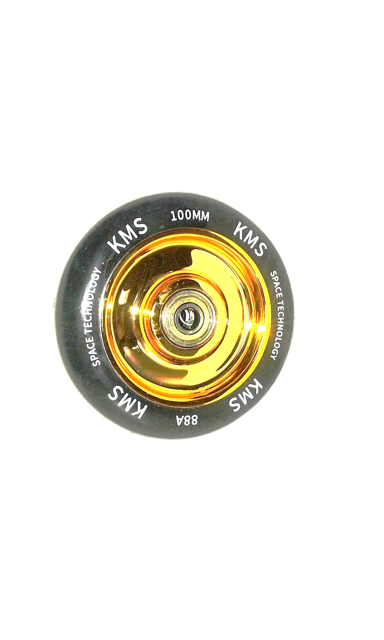 колесо для трюковых самокатов №14,хром,100мм abec-7