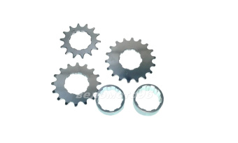 звезды NOVATEC Singl Speed Kit 14,16,18, с проставочным кольцом
