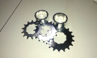 Звезды NOVATEC Singl Speed Kit 14,16,18, с проставочным кольцом