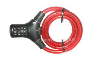 замок противоугонный с кодом 12  1,2 м (сменн.код) TURAID