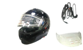 шлем G-342 стекло с подогревом+очки